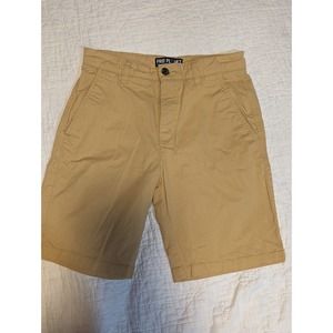 Free Planet Chino Stretch Organic Cotton Blend Yellow Shorts Men's Size 28